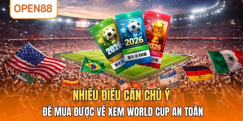 Nhiều điều cần chú ý để mua được vé xem World Cup an toàn