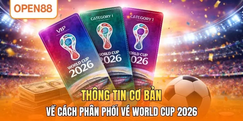 Thông tin cơ bản về cách phân phối vé World Cup 2026